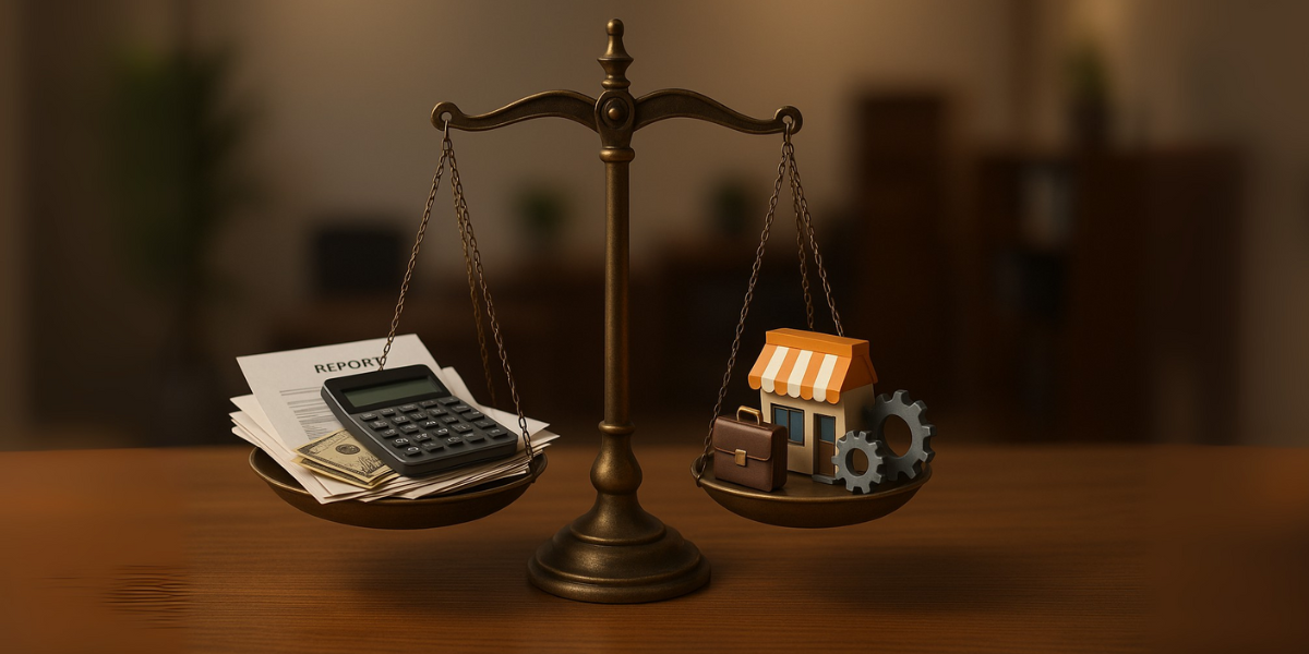 Formula to evaluate small business